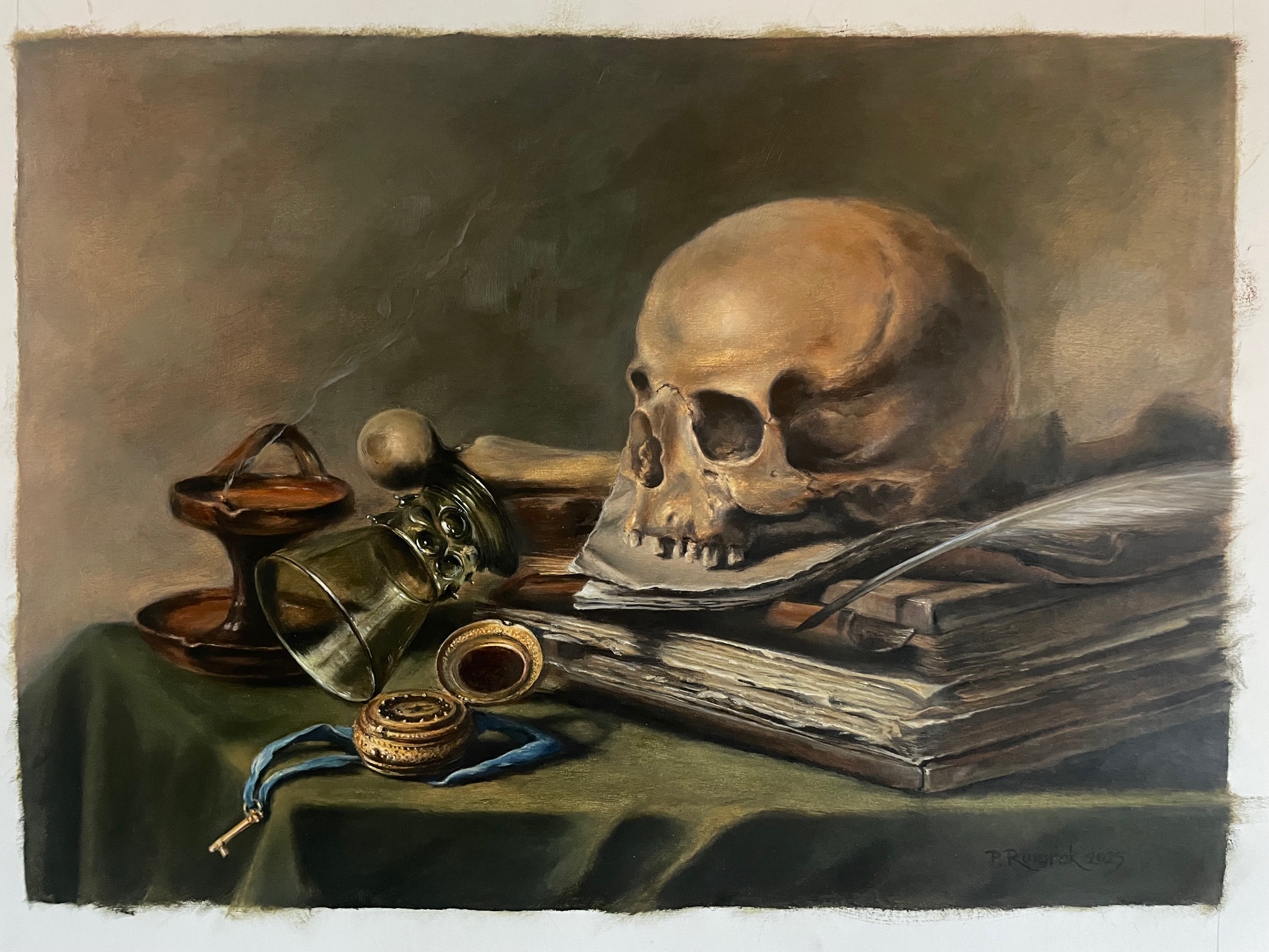 Vanitas, after Pieter Claesz 1630